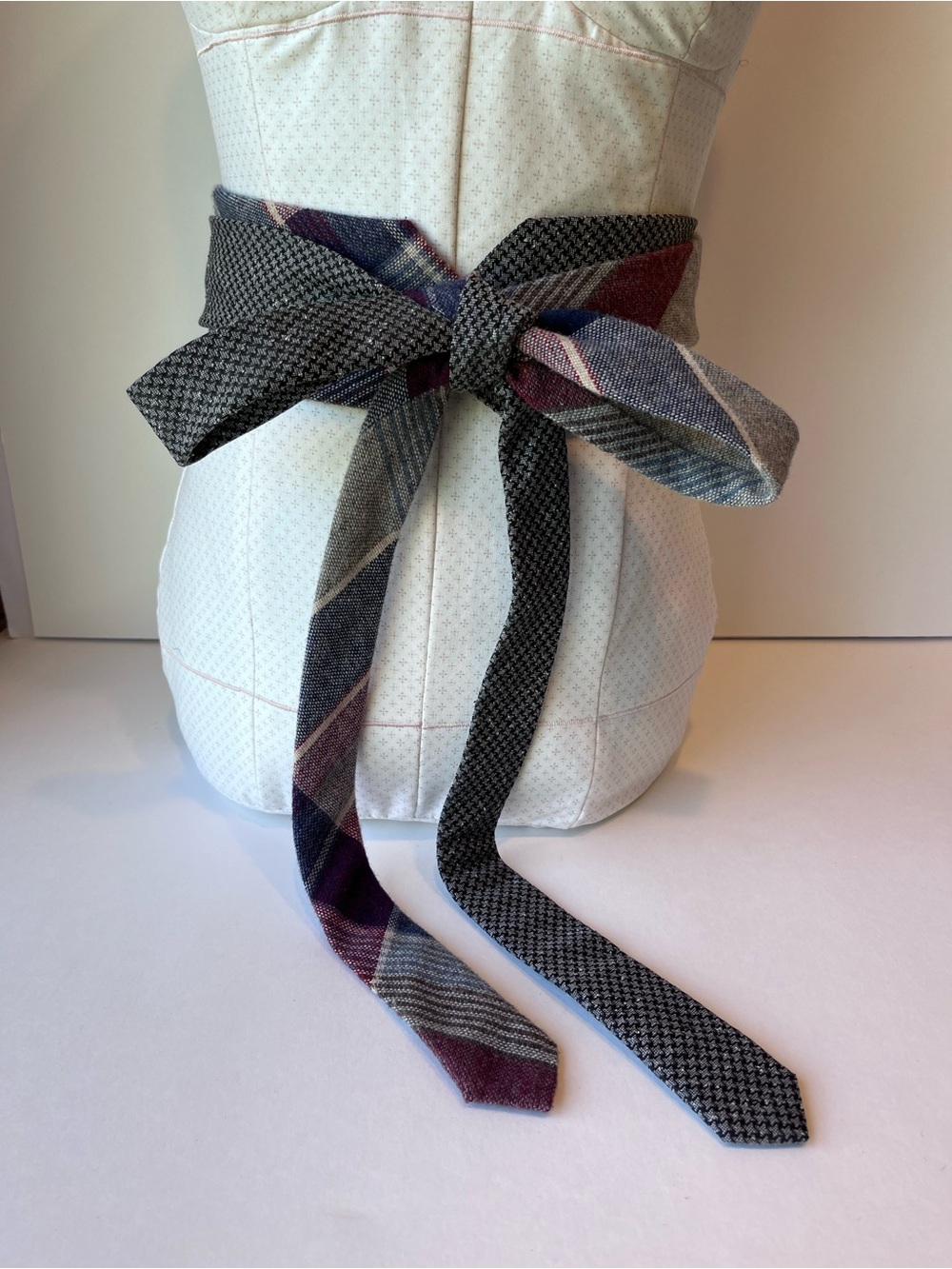 Upcycled Obi Belt Men’s Tie